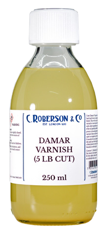 Roberson Damar Picture Varnish 5lb Cut 1ltr