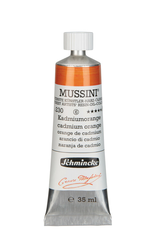 Schmincke Mussini Oil 35 ml Cadmium Orange S6