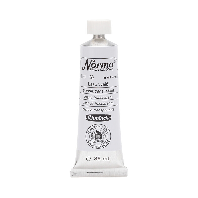 Schmincke Norma Oil 35 ml Translucent White Series 2