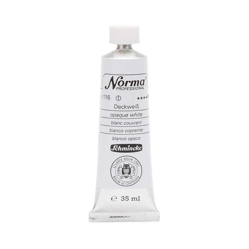 Schmincke Norma Oil 35 ml Opaque White Series 1