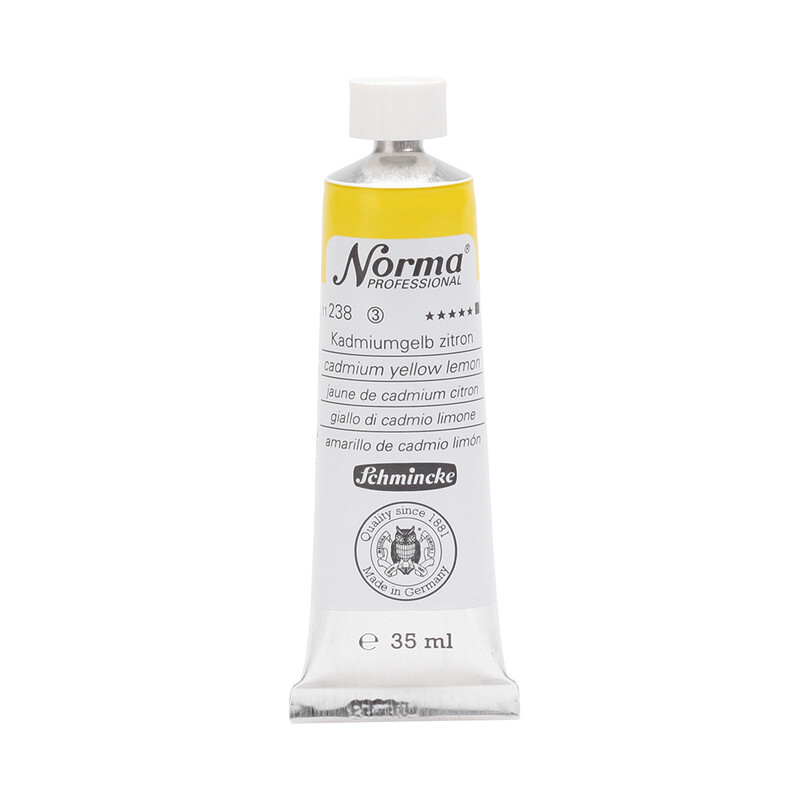 Schmincke Norma Oil 35 ml Cadmium Yellow Lemon Series 3