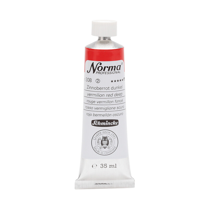 Schmincke Norma Oil 35 ml Vermilion Red Deep Series 2