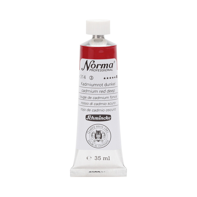 Schmincke Norma Oil 35 ml Cadmium Red Deep Series 3