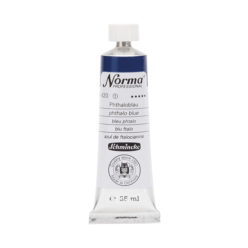 Schmincke Norma Oil 35 ml Phthalo Blue Series 1