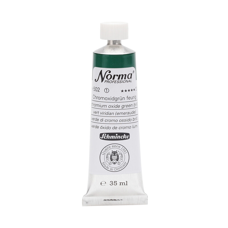 Schmincke Norma Oil 35 ml Chromium Oxide Green Brilliant Series 1