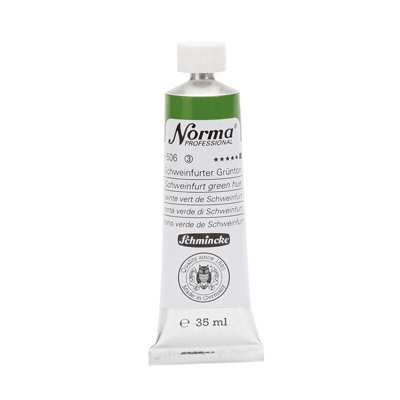 Schmincke Norma Oil 35 ml Schweinfurt Green Hue Series 3