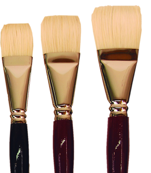 Roberson Hog Brush Flat Series 42B Size 2