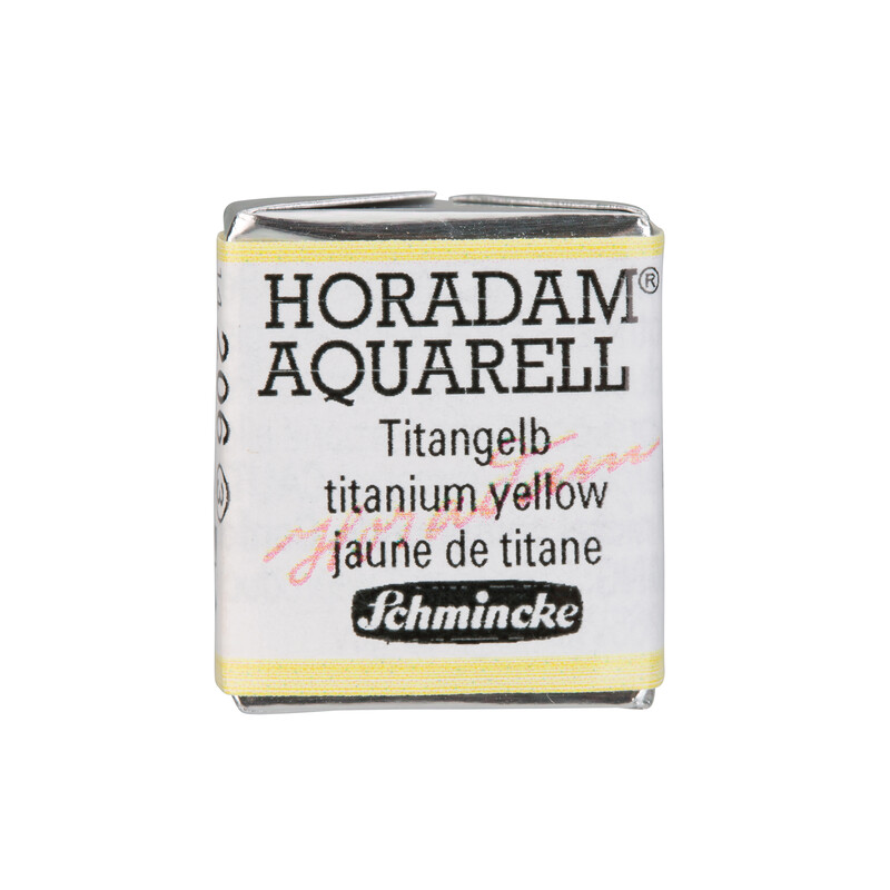 Schmincke Horadam Watercolour Half Pan Titanium Yellow Series 3
