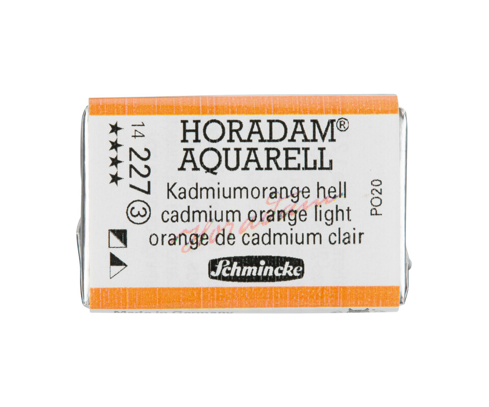 Schmincke Horadam Watercolour Full Pan Cadmium Orange Light Series 3