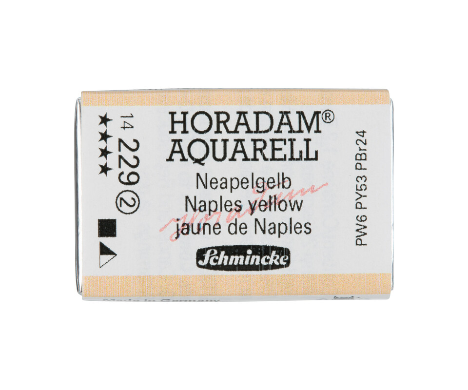 Schmincke Horadam Watercolour Full Pan Naples Yellow Series 2