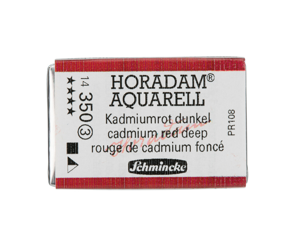 Schmincke Horadam Watercolour Full Pan Cadmium Red Deep Series 3