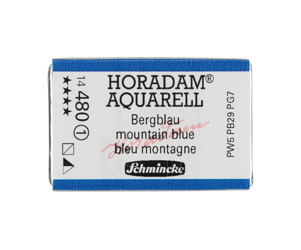 Schmincke Horadam Watercolour Full Pan Mountain Blue Series 1
