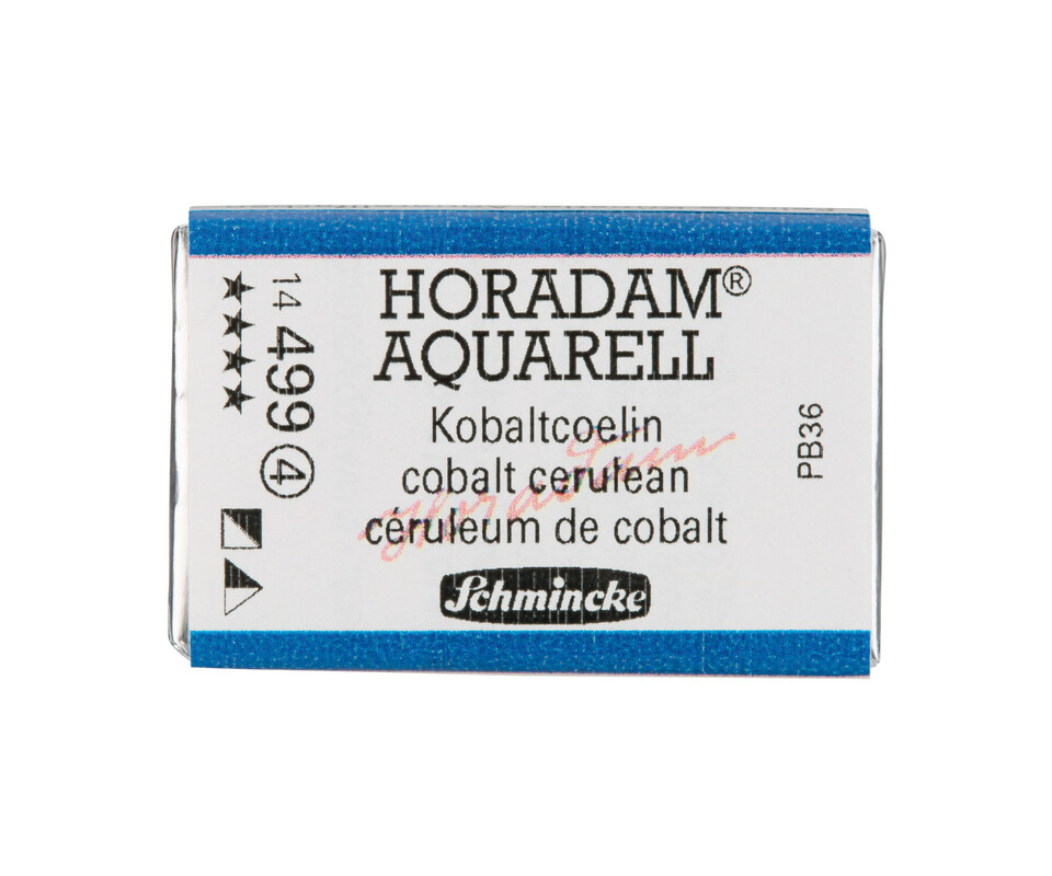 Schmincke Horadam Watercolour Full Pan Cobalt Cerulean Series 4