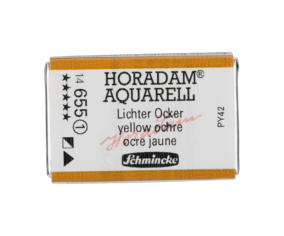 Schmincke Horadam Watercolour Full Pan Yellow Ochre Series 1