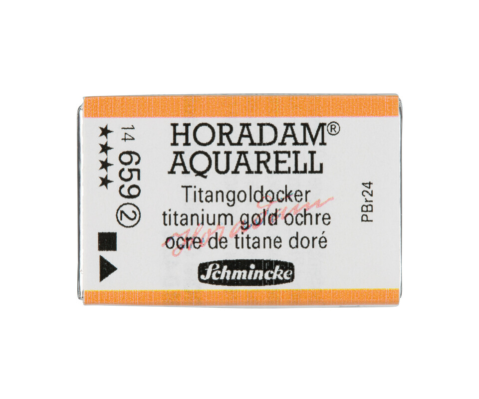 Schmincke Horadam Watercolour Full Pan Titan Gold Ochre Series 2