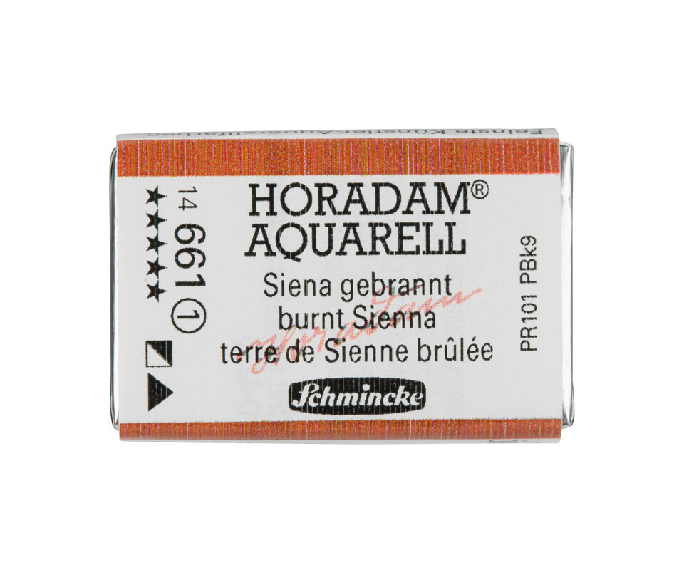Schmincke Horadam Watercolour Full Pan Burnt Sienna Series 1