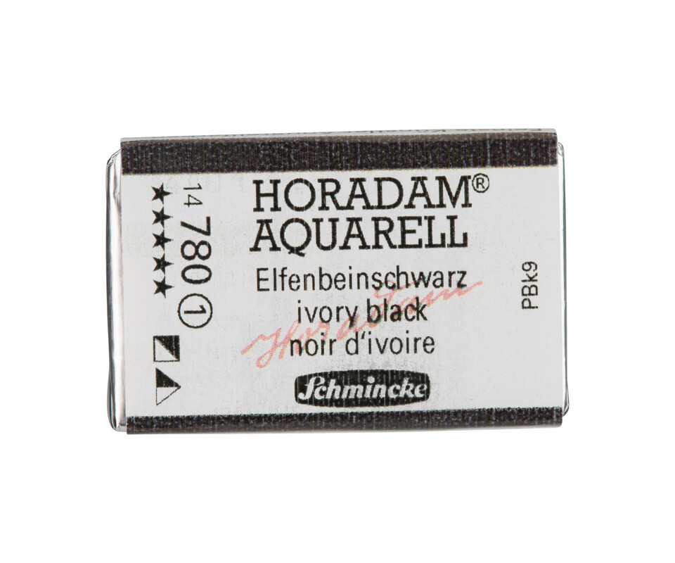 Schmincke Horadam Watercolour Full Pan Ivory Black Series 1