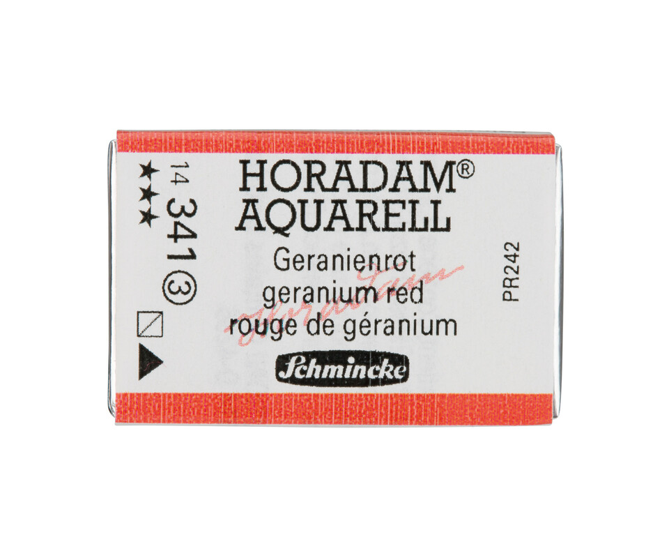 Schmincke Horadam Watercolour Full Pan Geranium Red Series 3
