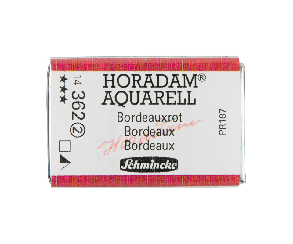 Schmincke Horadam Watercolour Full Pan Bordeaux Series 2