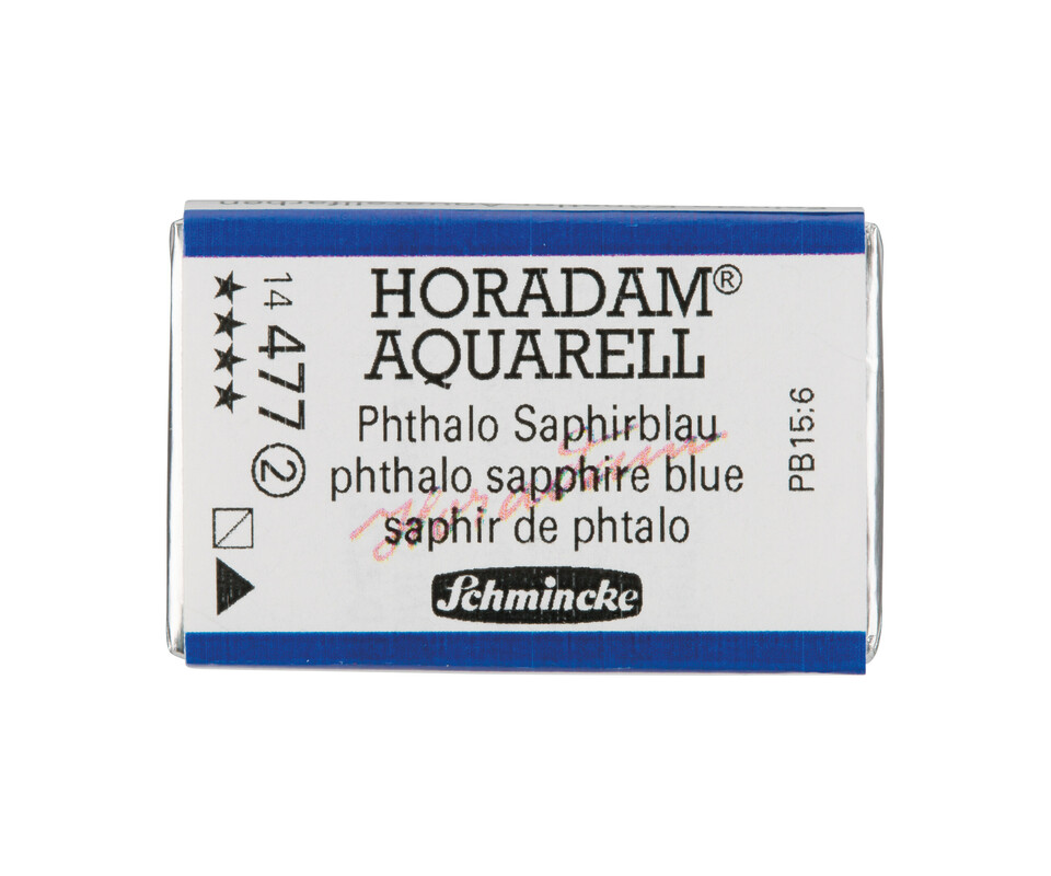Schmincke Horadam Watercolour Full Pan Phthalo Sapphire Blue Series 2