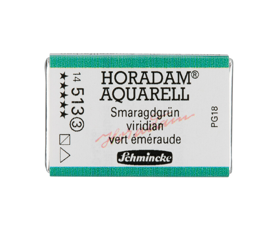 Schmincke Horadam Watercolour Full Pan Viridian Series 3