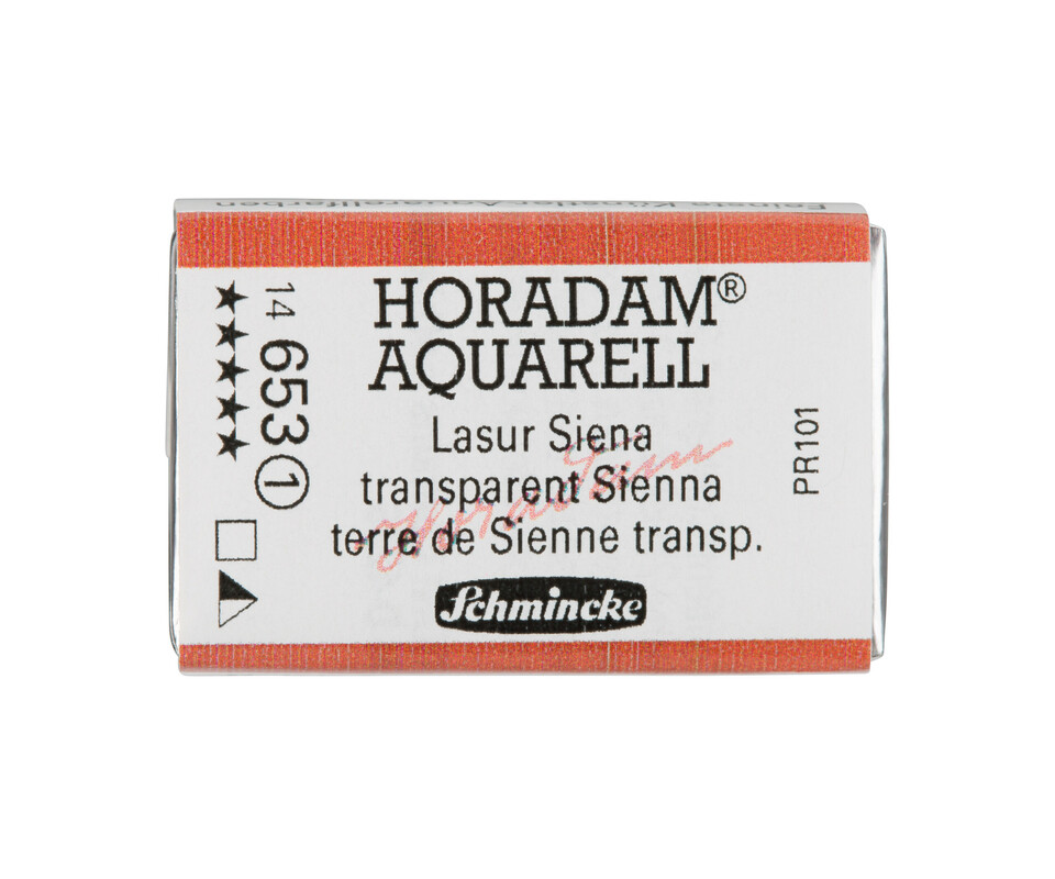 Schmincke Horadam Watercolour Full Pan Transparent Sienna Series 1