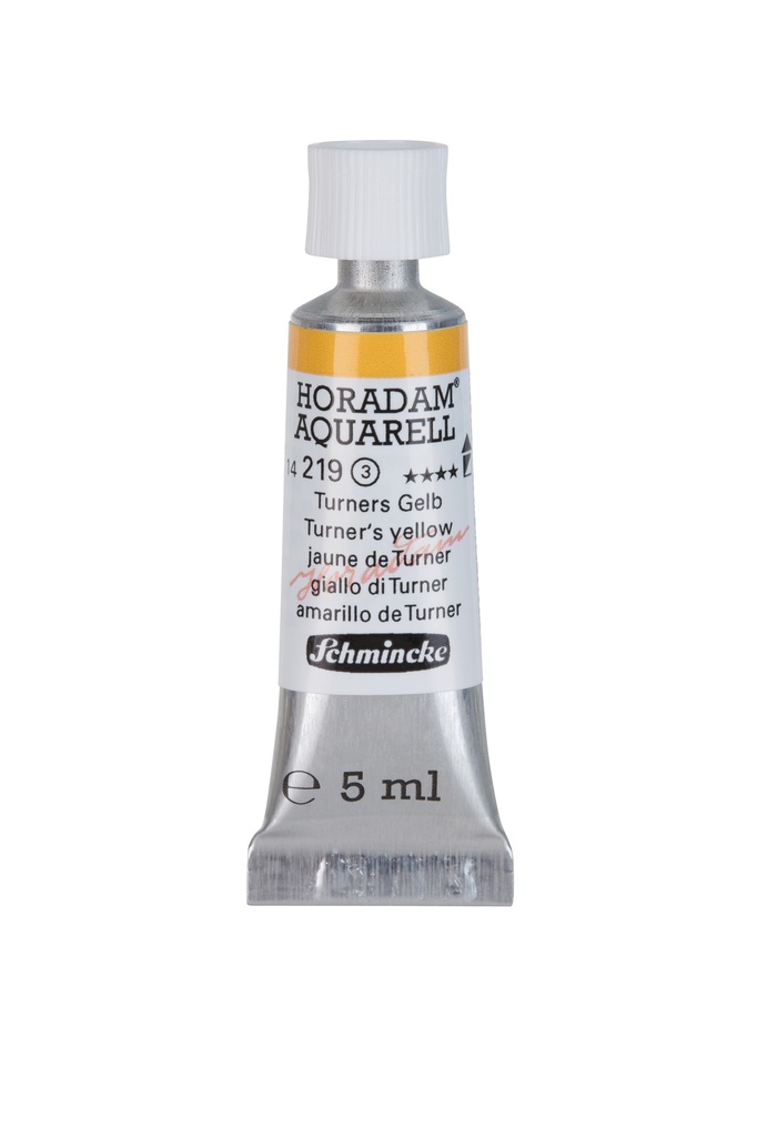 Schmincke Horadam Watercolour 5 ml Tube Turner‘s yellow Series 3