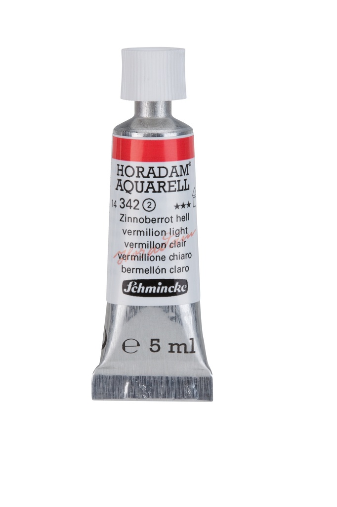 Schmincke Horadam Watercolour 5 ml Tube Vermilion Light Series 2
