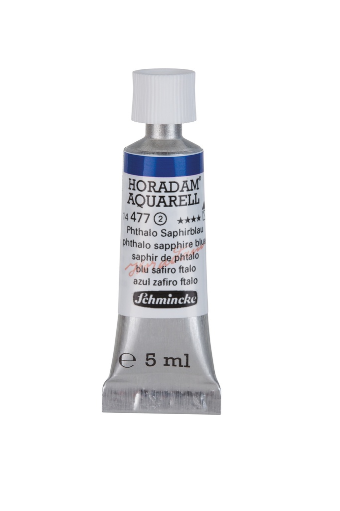 Schmincke Horadam Watercolour 5 ml Tube Phthalo Sapphire Blue Series 2