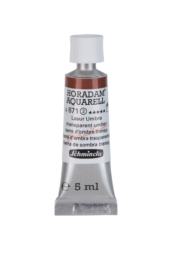 Schmincke Horadam Watercolour 5 ml Tube Transparent Umber Series 2