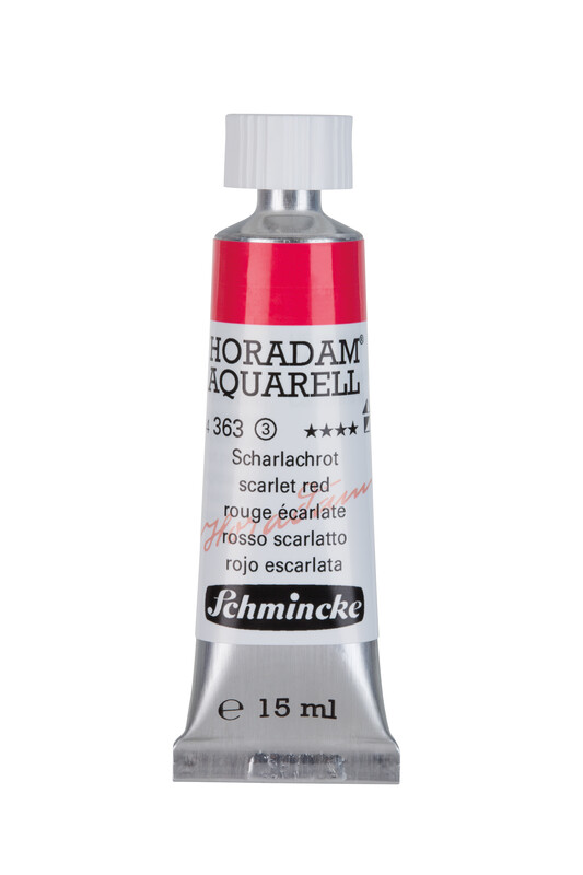 Schmincke Horadam Watercolour 15 ml Scarlet Red Series 3