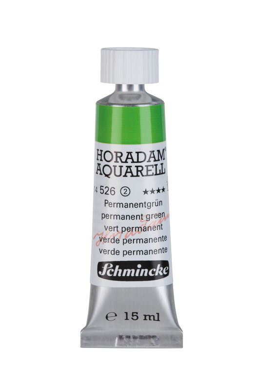 Schmincke Horadam Watercolour 15 ml Permanent Green Series 2
