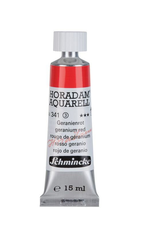 Schmincke Horadam Watercolour 15 ml Tube Geranium Red Series 3