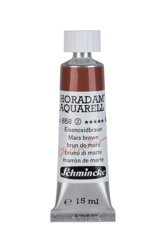 Schmincke Horadam Watercolour 15 ml Tube Mars Brown Series 2