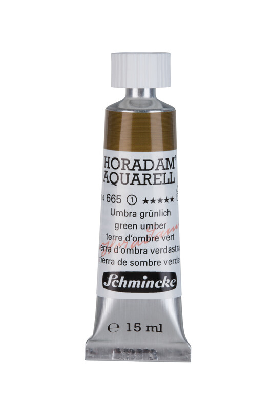 Schmincke Horadam Watercolour 15 ml Tube Green Umber Series 1