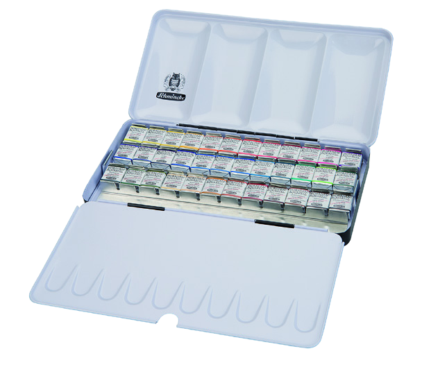 Schmincke Horadam Metal Box 36 x Half Pans