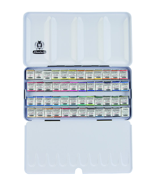 Schmincke Horadam Metal Box48 x Half Pans