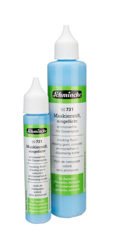 Schmincke Masking Fluid Blue 100ml