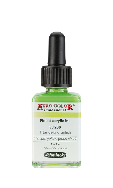 Schmincke Aerocolor 28ml Titanium Yellow Green Shade