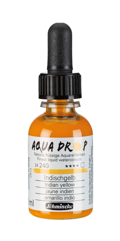 Schmincke Aqua Drop 30ml Liquid Watercolour Indian Yellow