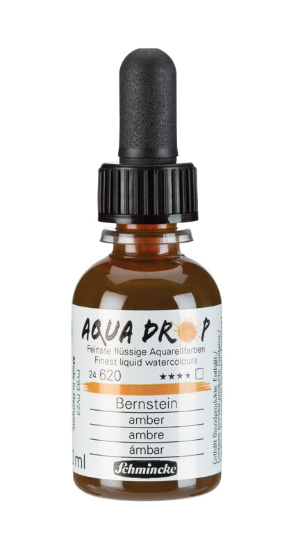 Schmincke Aqua Drop 30ml Liquid Watercolour Amber