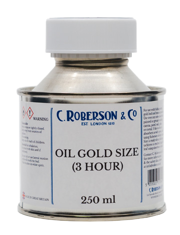 Roberson Oil Gold Size 250 ml 3 Hour
