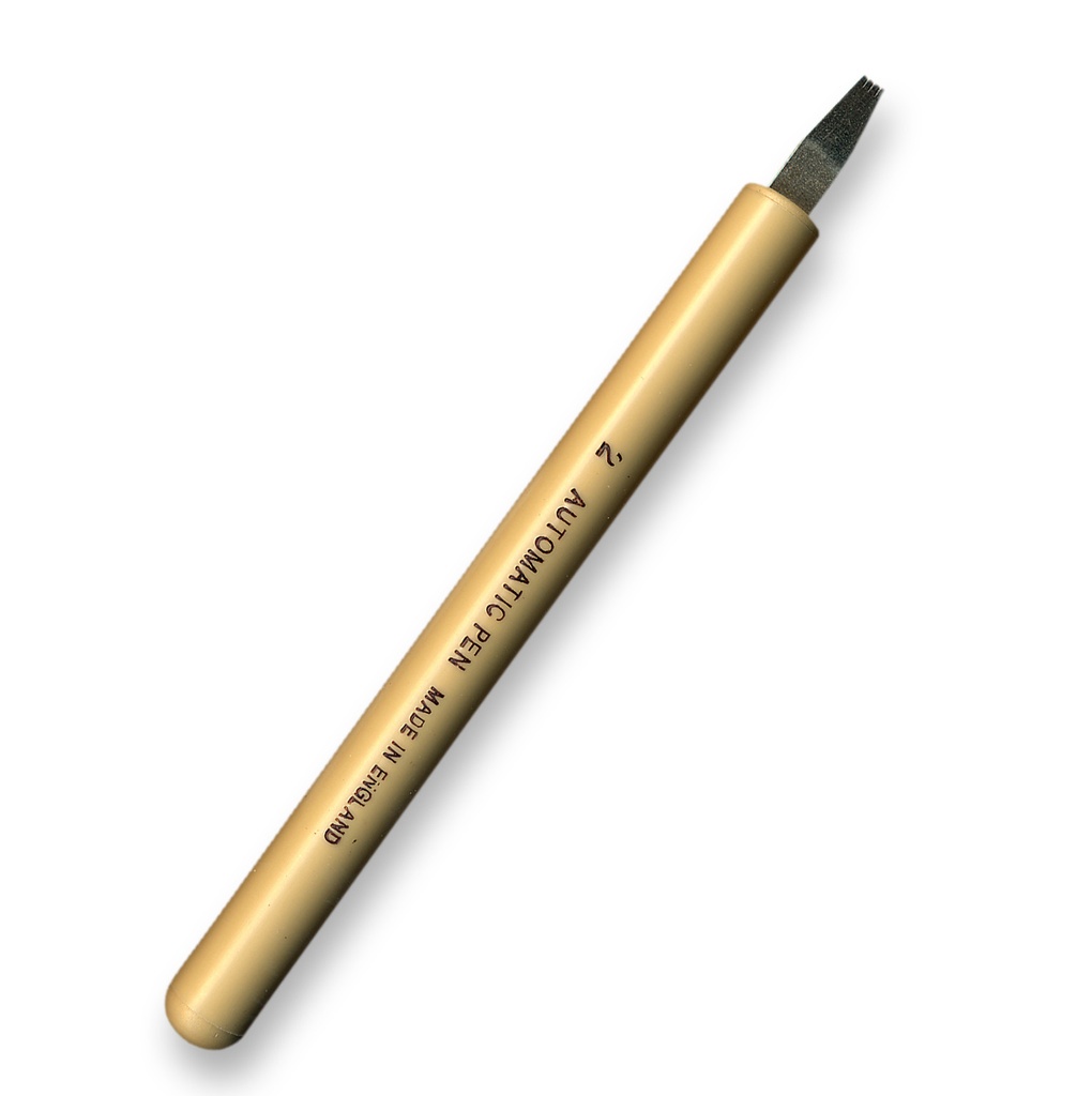 Automatic Pens Plain Stroke Pen No2 1/8 Plain Sleeved Pack