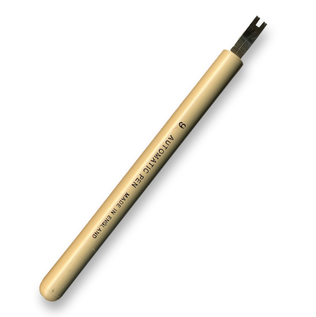 Automatic Pens Plain Stroke Pen No9 1/4 Plain Sleeved Pack