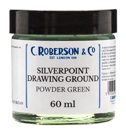 Roberson Silverpoint Drawing Ground Powder Green 60 ml
