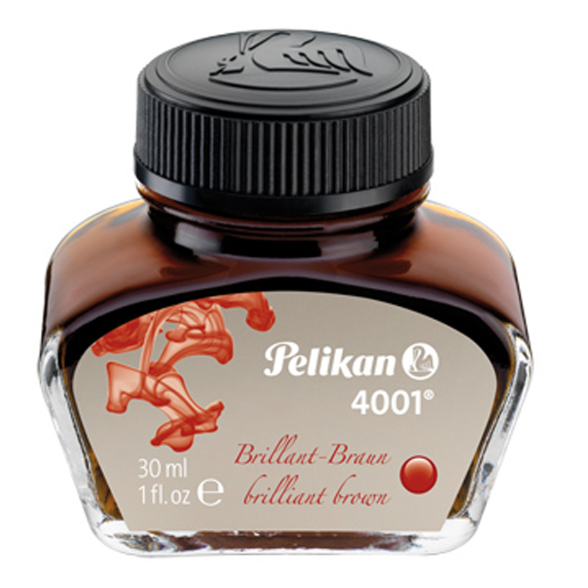 Pelikan Fountain Pen Ink 4001 30 ml Brilliant Brown