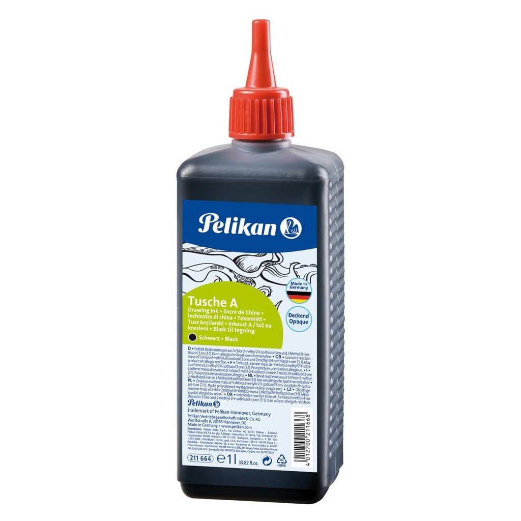 Pelikan Drawing Ink A 1000 ml Black