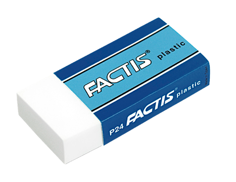 Factis Eraser Plastic 50x24x10mm (Box 24)