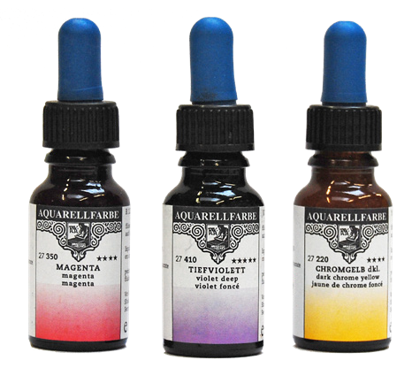 Rohrer &amp; Klingner Liquid Water Colour Sienna 12ml