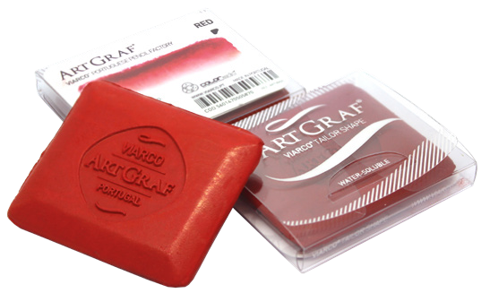 ArtGraf Water Soluble Red Tailor Shape Box of 12